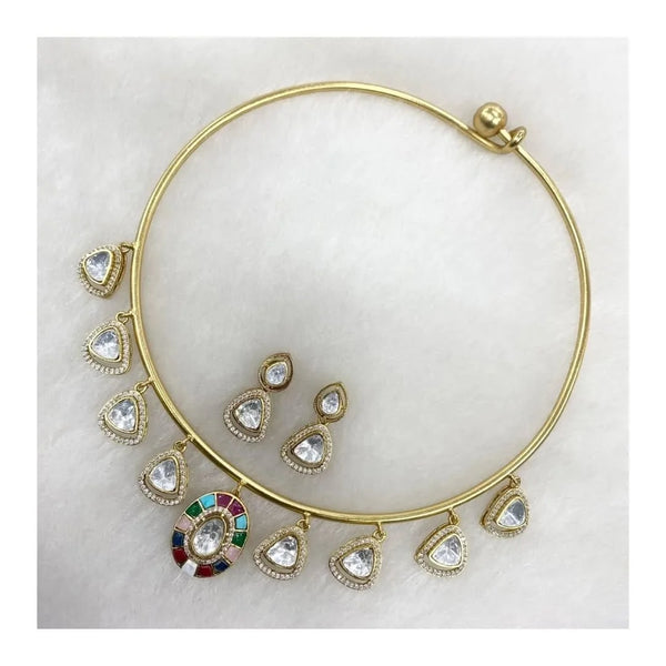 Moissanite Polki Hasli